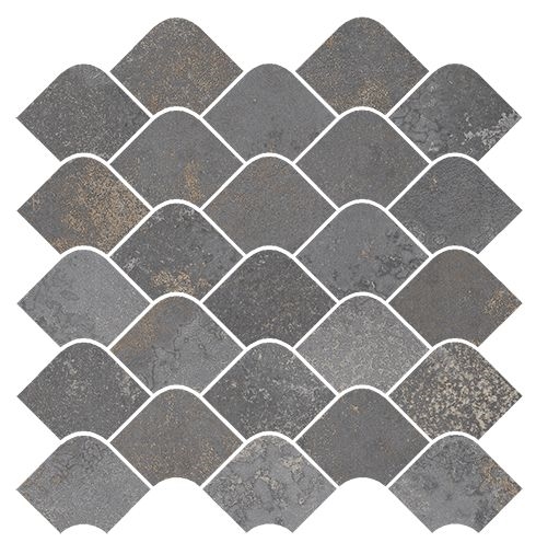 Mosaico Korubo Grafito 30x30