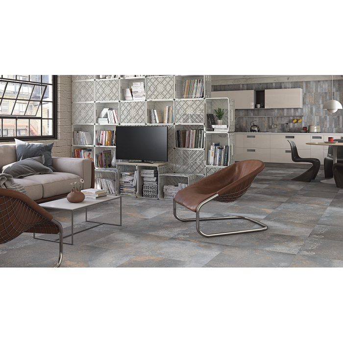 Mosaico Nahua Grafito 30x30
