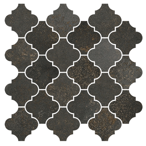 Mosaico Nukak Basalto 30x30