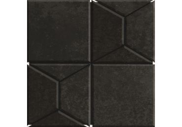 Mosaico Pyramid Black Lap 30X30
