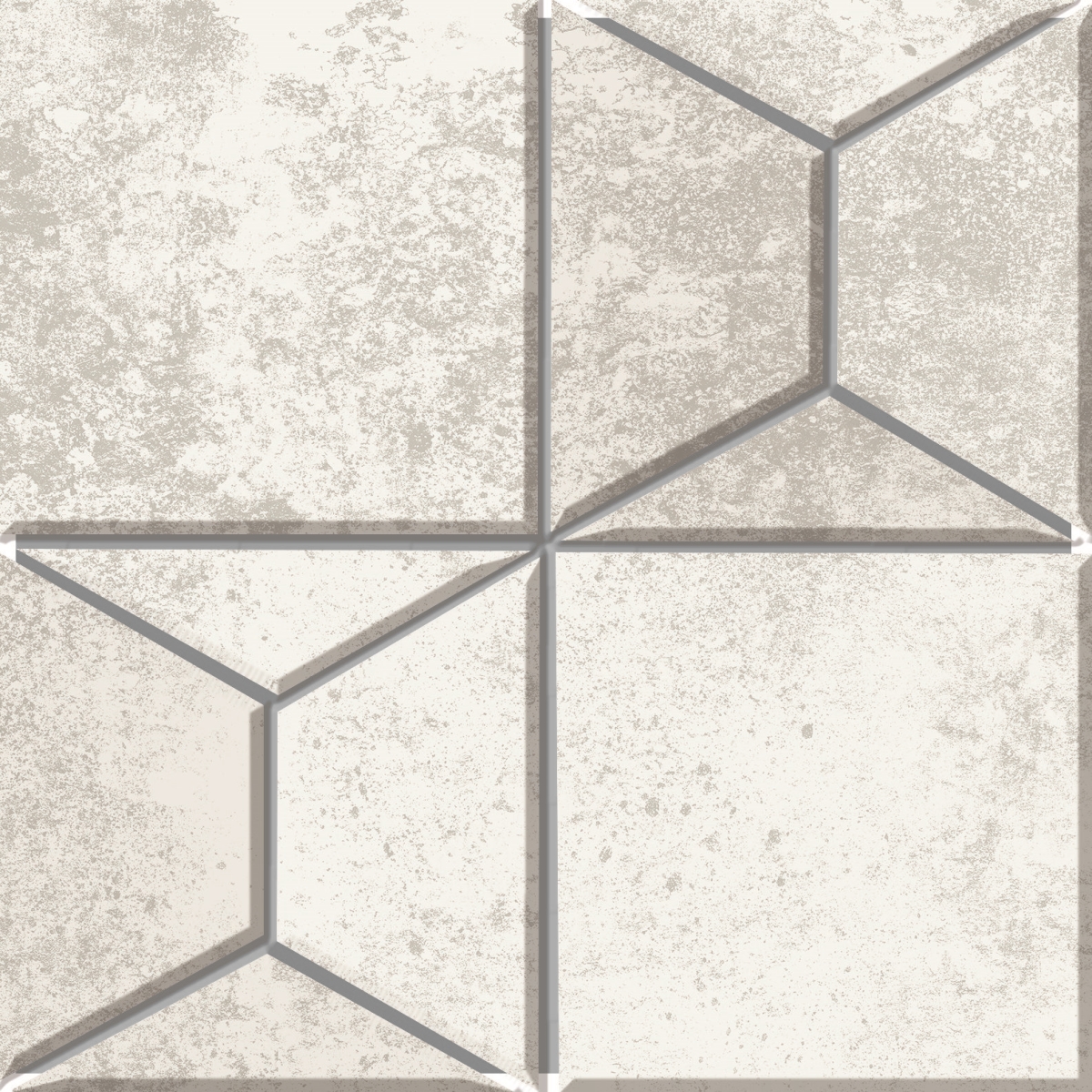 Mosaico Pyramid White Lap 30X30