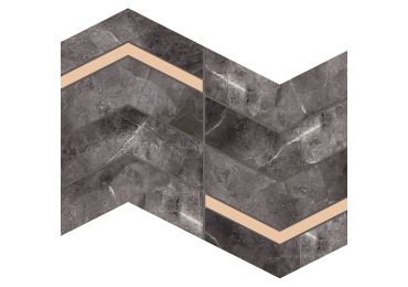 Mozaika  Blackwall Black Pololesk 25X30