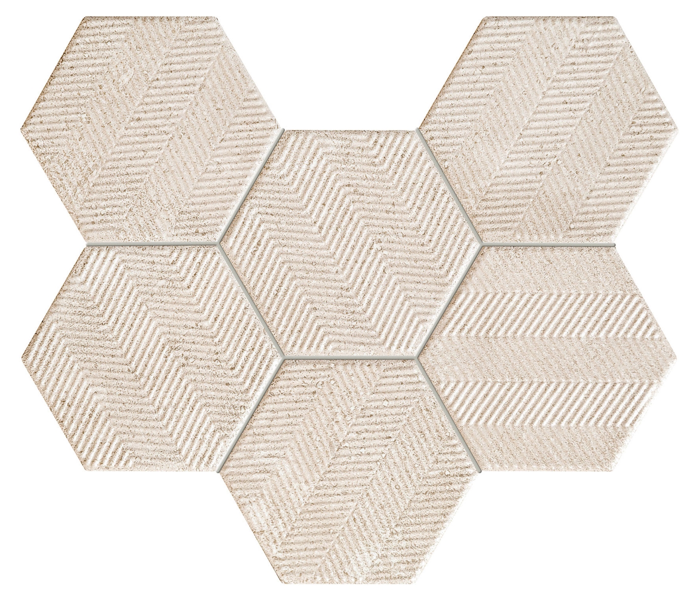 Mozaika  Sfumato Hex Mat 22,1X28,9