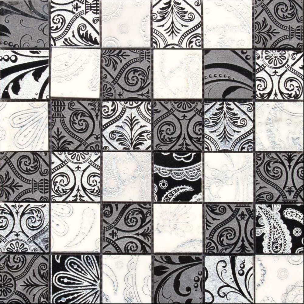 Musa Damasco Negro 30X30