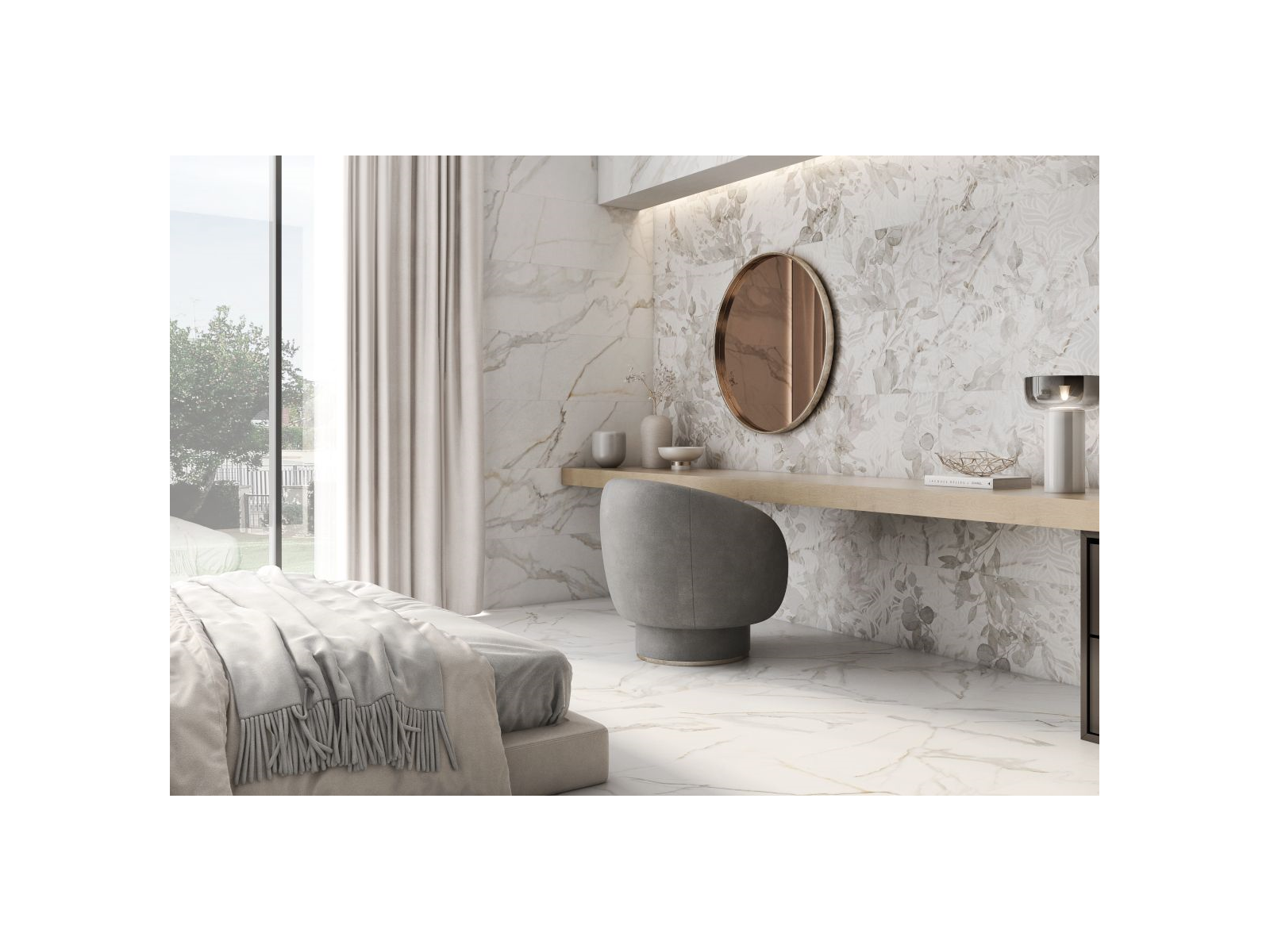 Mystic Decor Invisible White 40X120