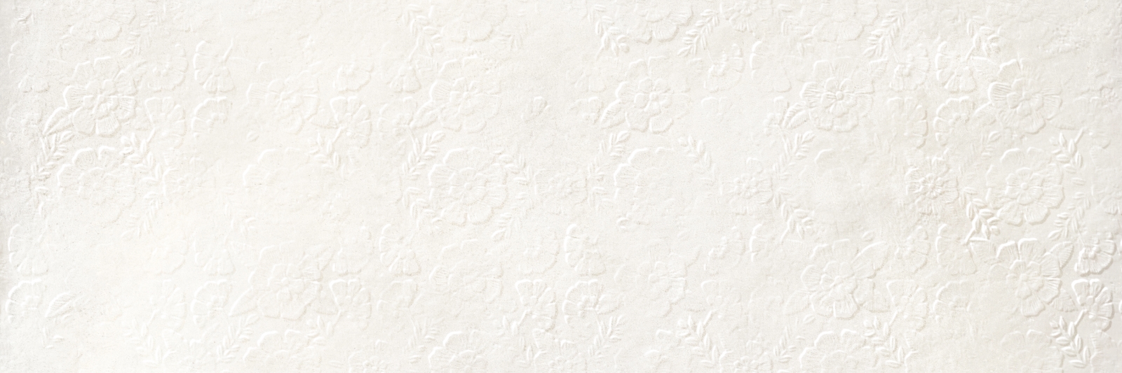 Newclay Flower White 40X120