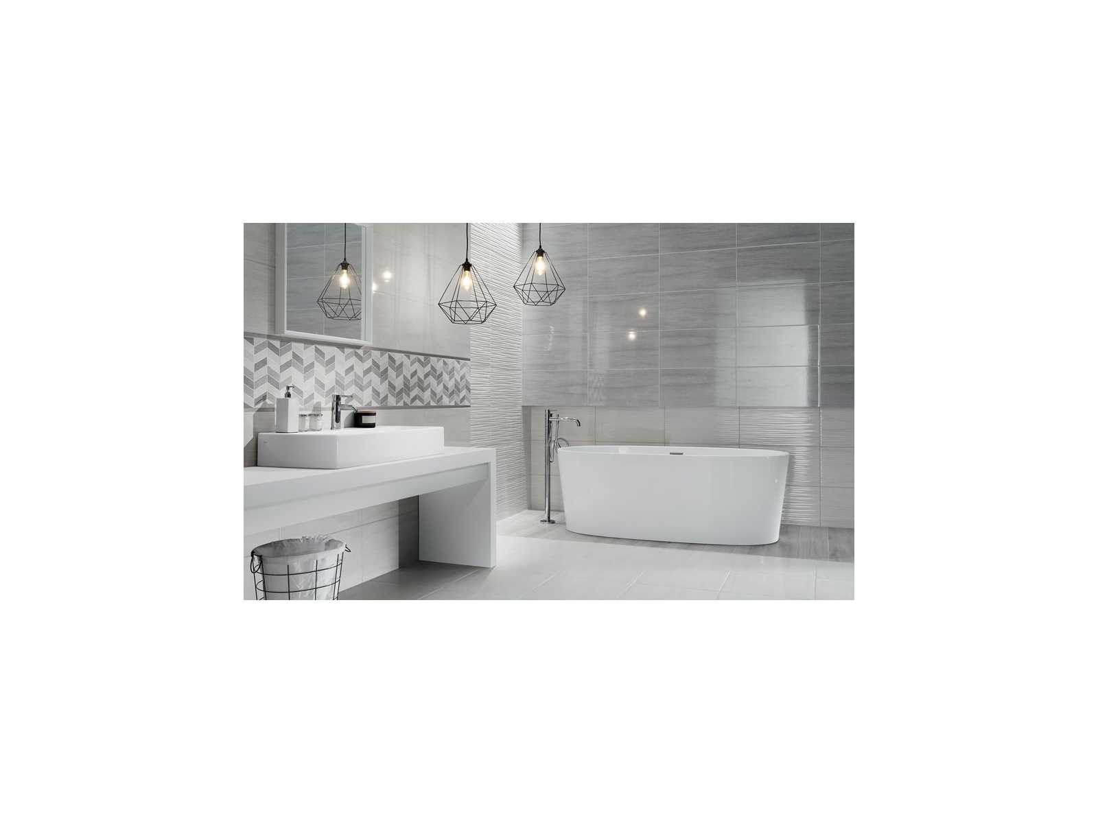 Obklad  Malena Grey Struktura Lesk 30,8X60,8