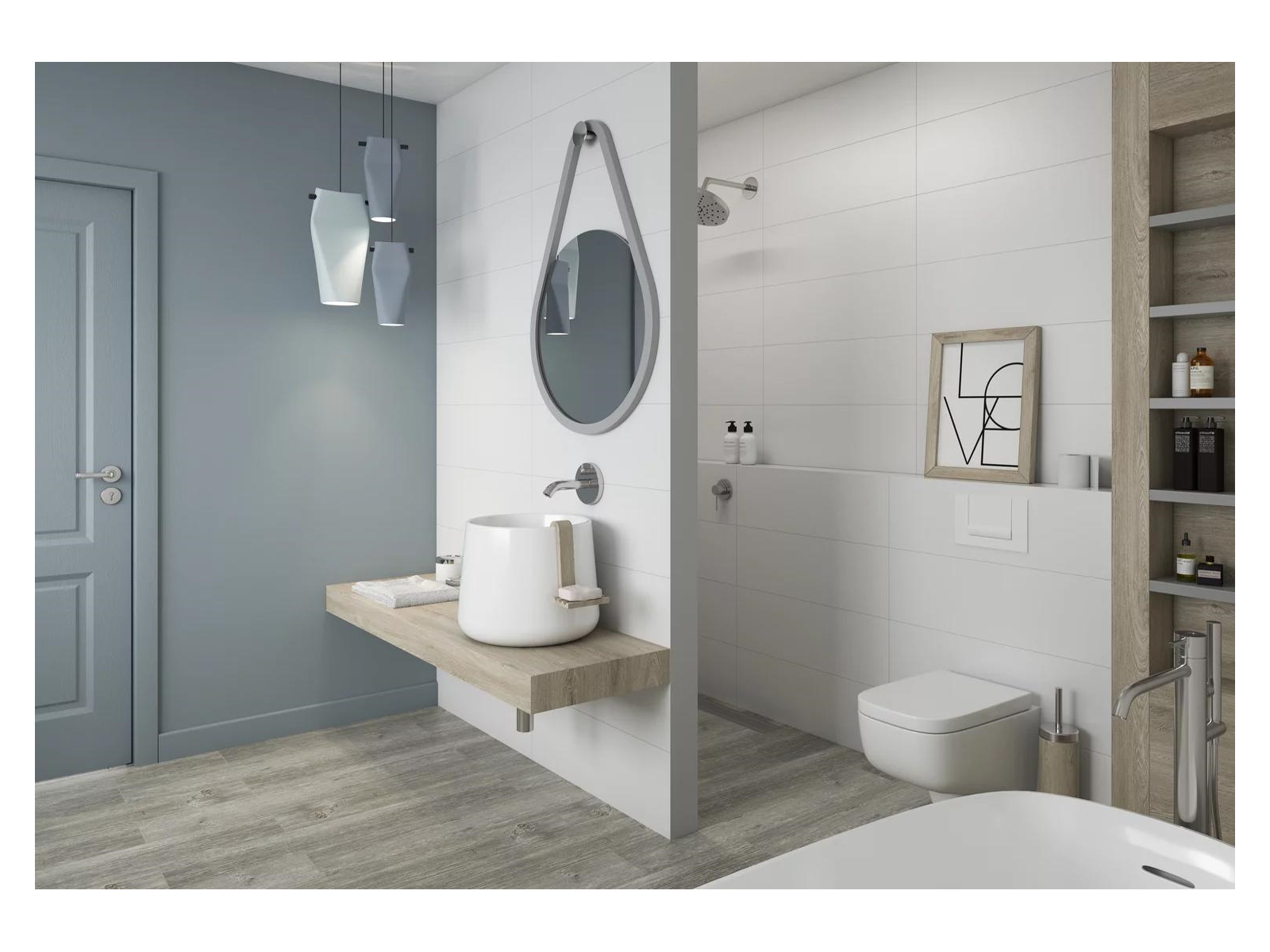 Obklad  Neve Bianco Mat Rektifikovaný 30X90