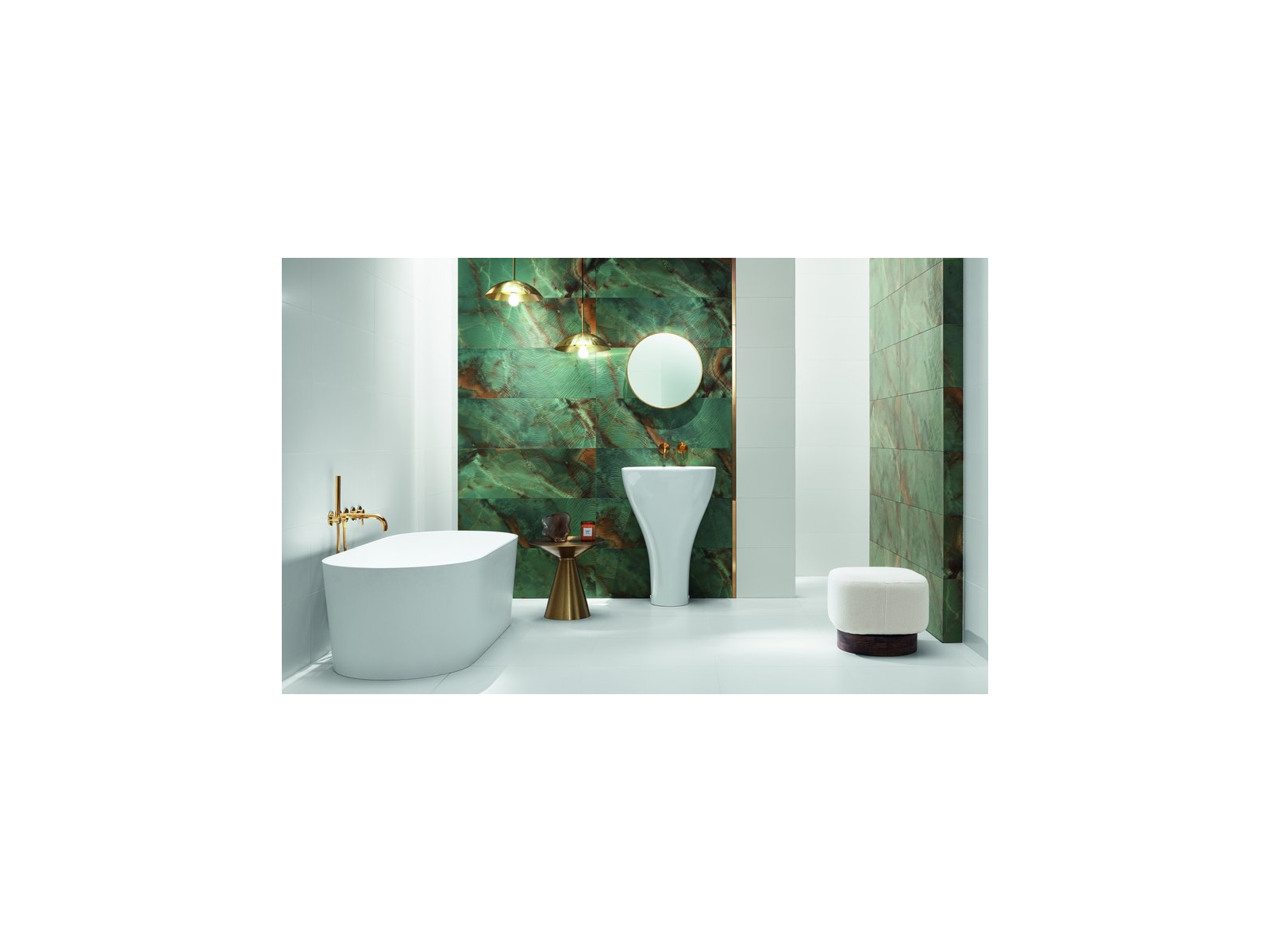 Obklad  Unit Plus White Pololesk Rektifikovaný 32,8X89,8