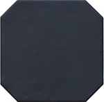 Octagon Negro Mate 20X20