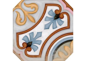 Octogono Diglas Multicolor 20x20