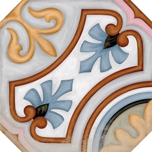 Octogono Diglas Multicolor 20x20