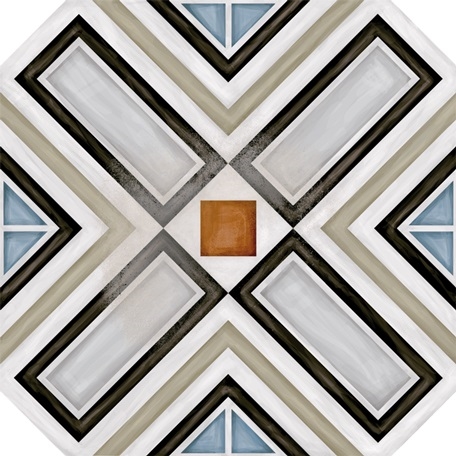Octogono Ritter Multicolor 20x20