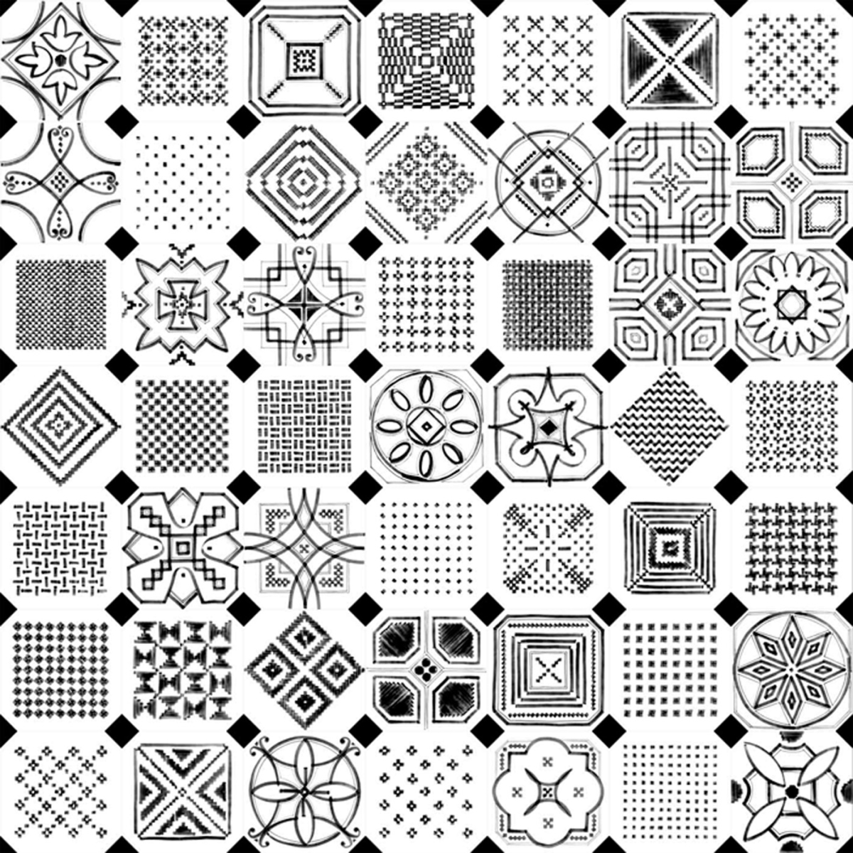 Octogono Variette Sombra 20x20