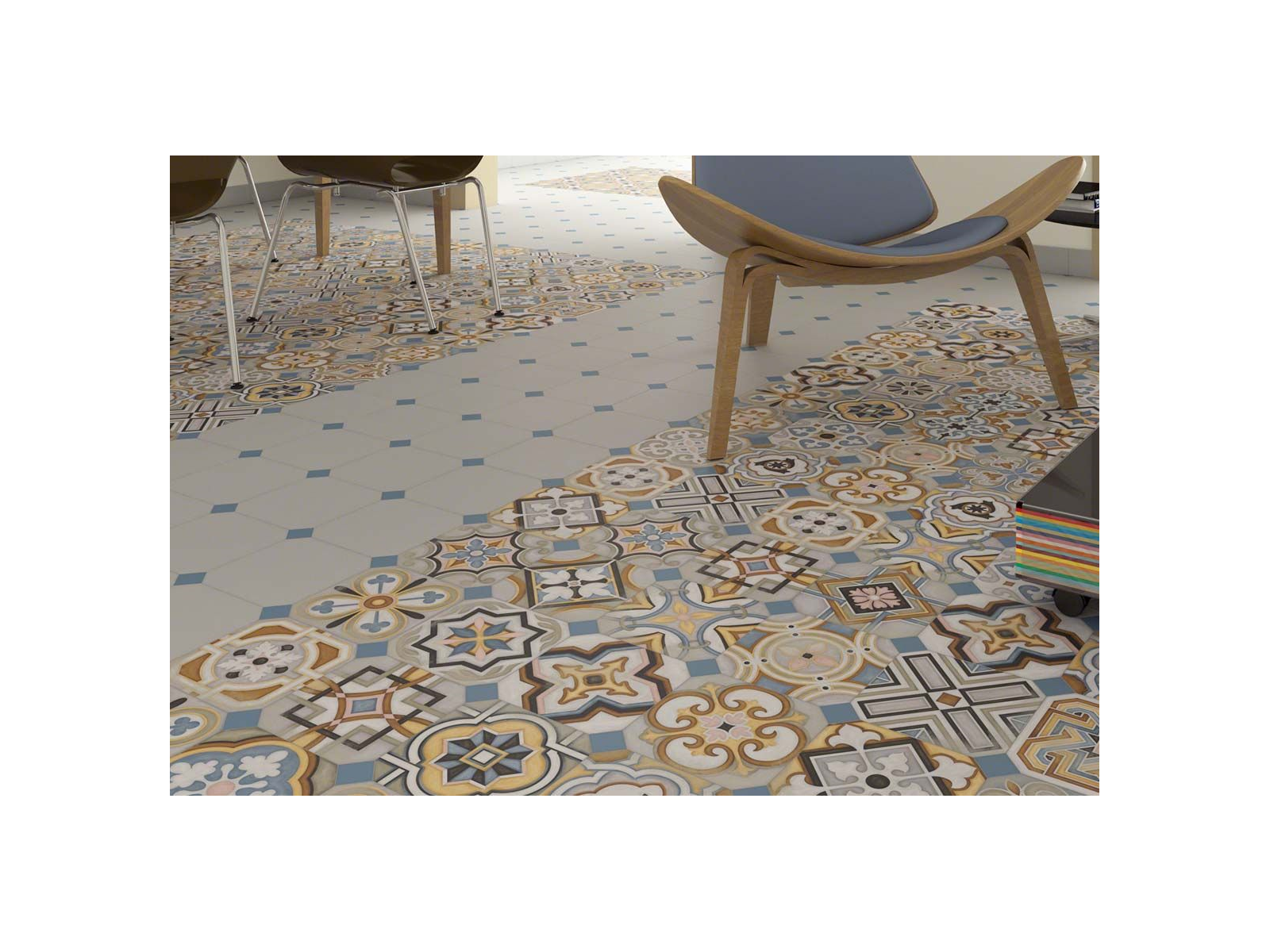 Octogono Zimer Multicolor 20x20