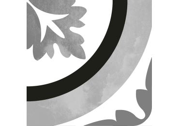 Ornamental Black & White 20x20