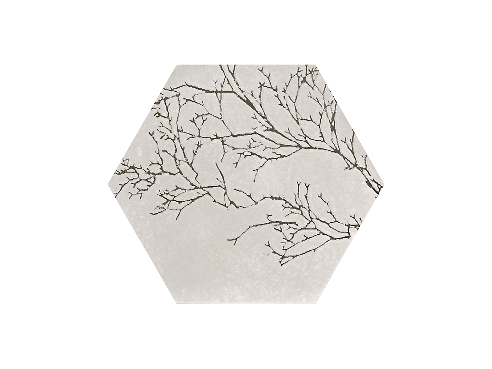 Ozone Ivory Decor Hexagon 25x29