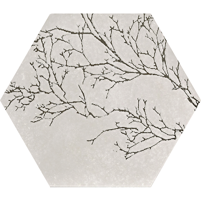 Ozone Ivory Decor Hexagon 25x29