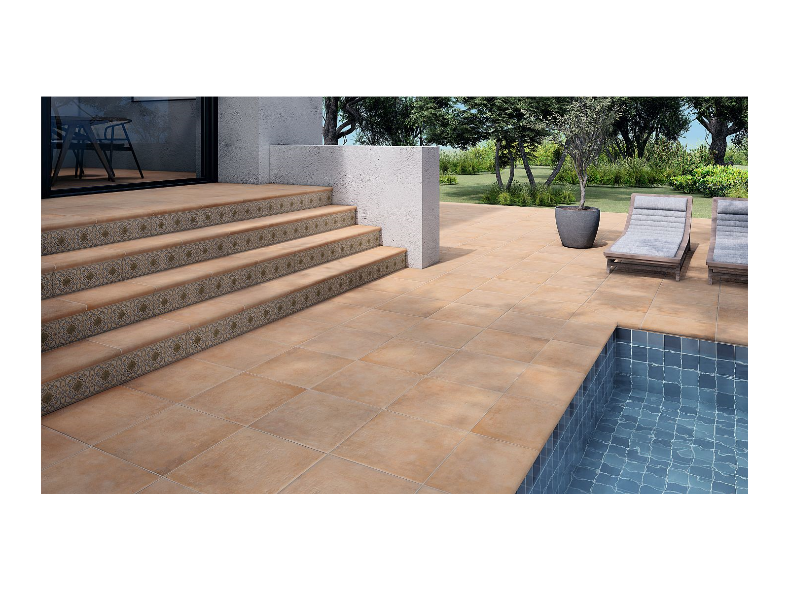 Peld.Curvo Argile Verona Antislip 45x33