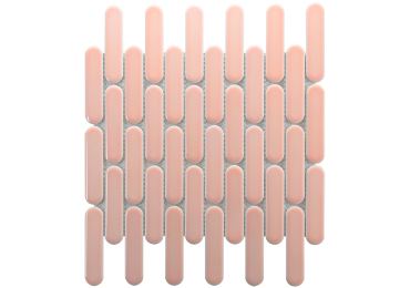 Pink Glossy Oval 30X30