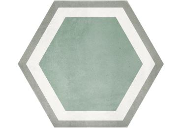 Pisa Aqua Hex 23X27