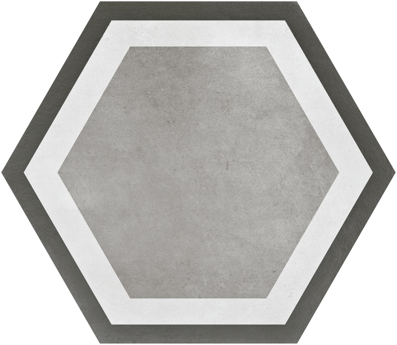 Pisa Grey Hex 23X27