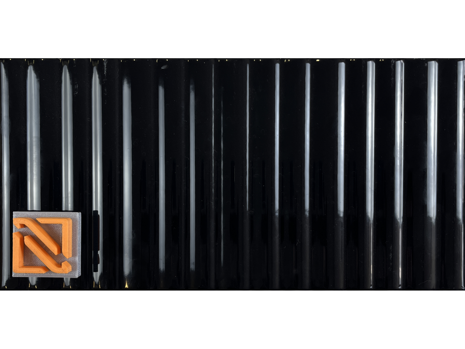 Pisa Negro Brillo 15X30
