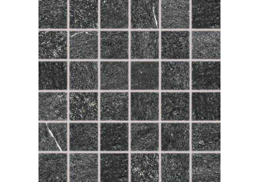 Quarzit Černá Struktura Mat  30X30