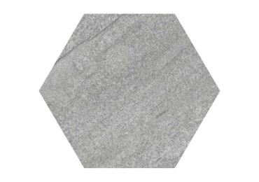 Quarzite Grey Matt Hexagon 23x27