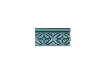 Relieve Bizantino C/C Gris Azulado 7,5 X 15