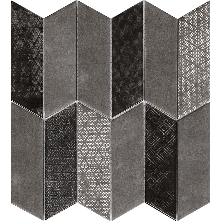 Rhomboid Black 29,8X29,8