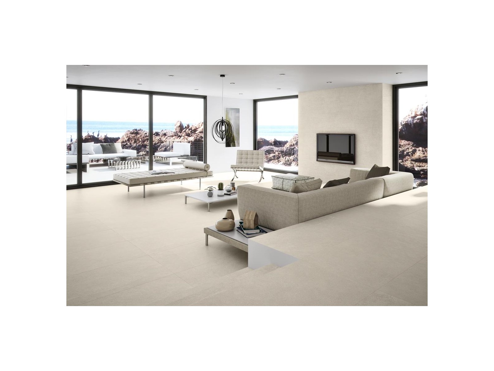 Rib Line White 40X120