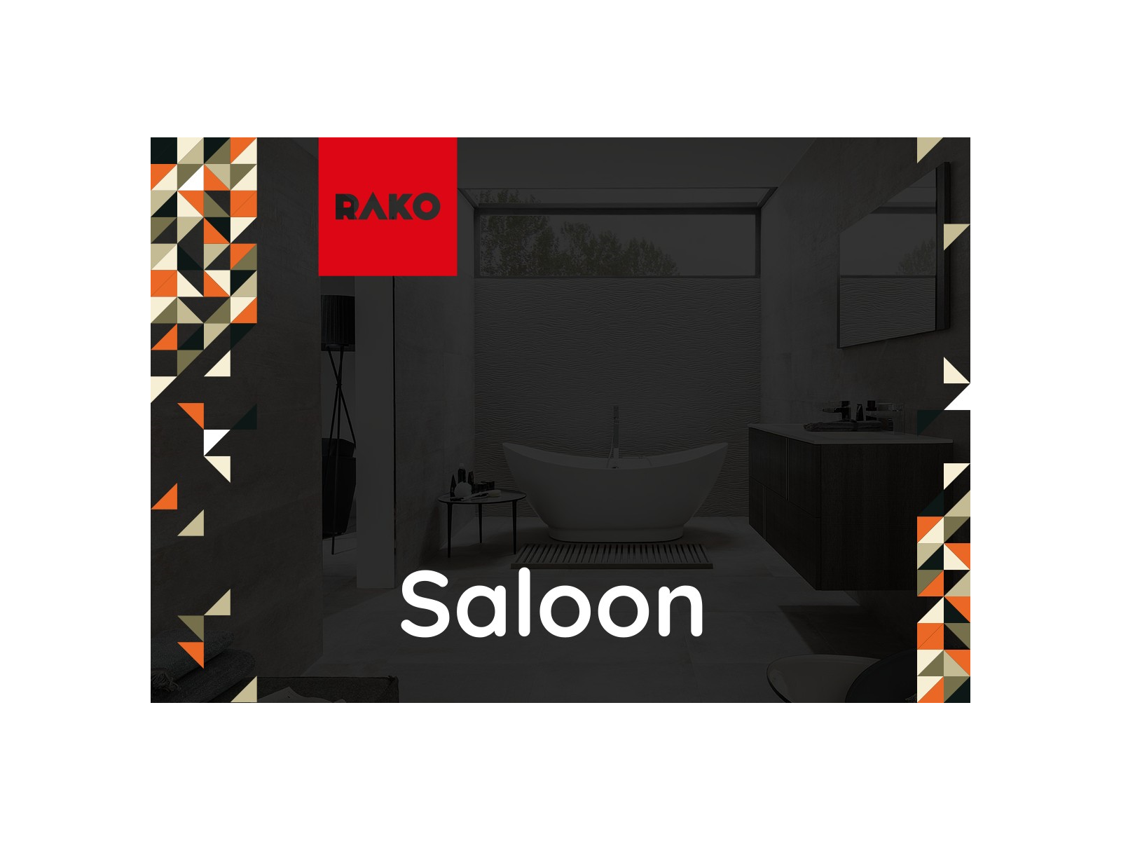 Saloon Tmavě Hnědá 20 X 20