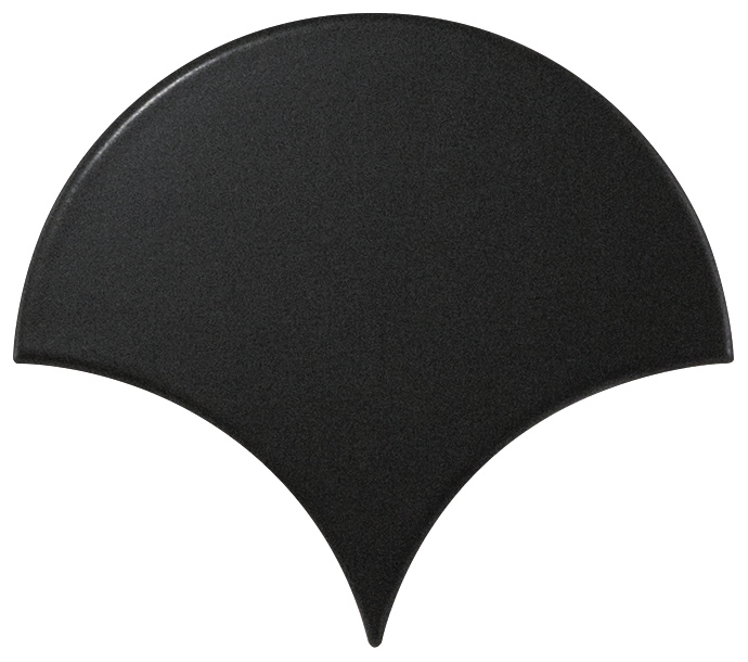 Scale Fan Black Matt 10,6X12