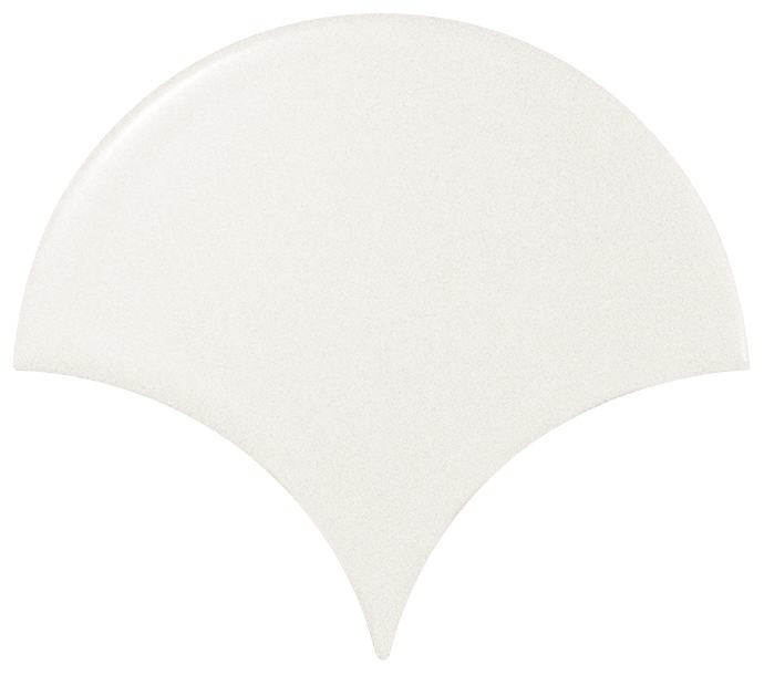 Scale Fan White Matt 10,6X12