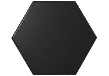 Scale Hexagon Black Matt 12,4X10,7