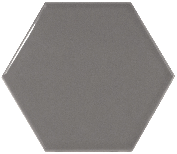 Scale Hexagon Dark Grey 12,4X10,7
