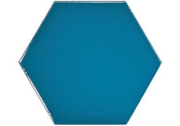 Scale Hexagon Electric Blue 12,4X10,7