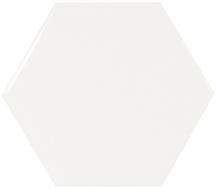 Scale Hexagon White 12,4X10,7