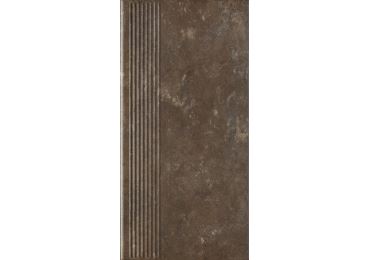 Schodovka  Ilario Brown Struktura Mat 30X60