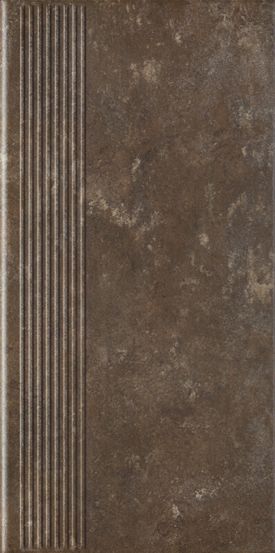 Schodovka  Ilario Brown Struktura Mat 30X60