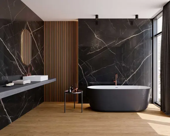 Koupelna imitace mramor Grespania