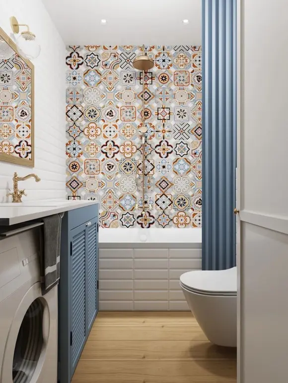 Koupelna retro patchwork Vives