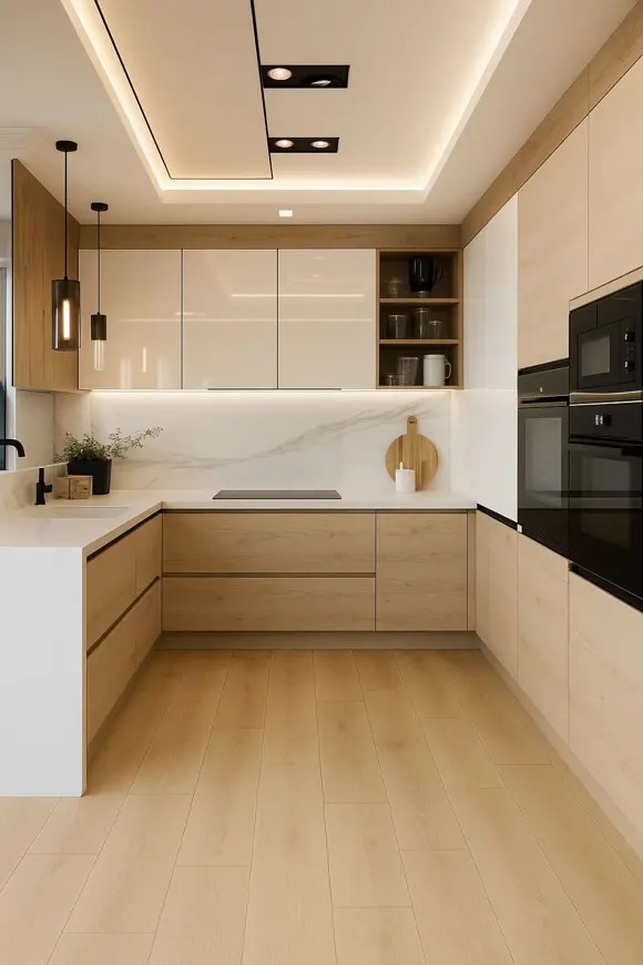 Kuchyně přírodní imitace mramoru Ragno