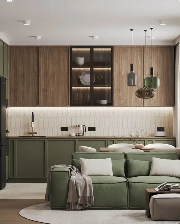 Kuchyně retro skandinávský styl Equipe