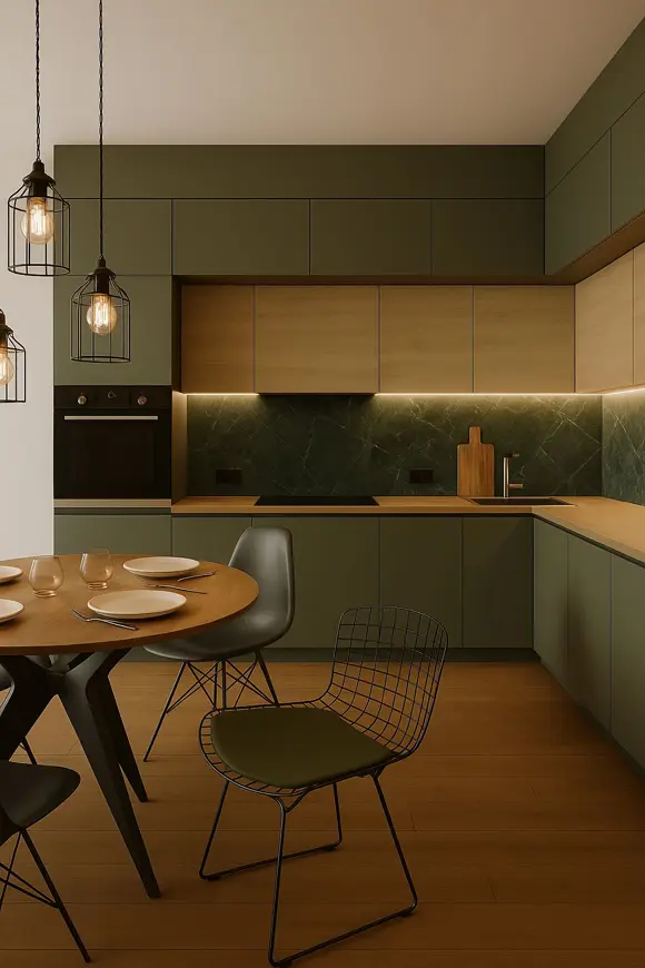 Kuchyně luxusní imitace kamene AB