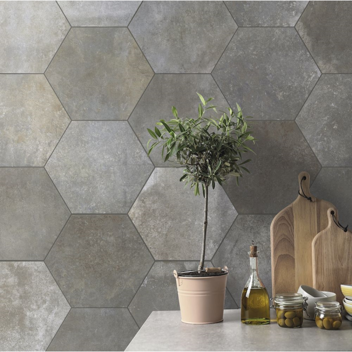 Siena Beige Matt Hexagon 23x27