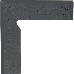 Sokl  Semir Grafit 2 Prvky Levý Mat 8X30