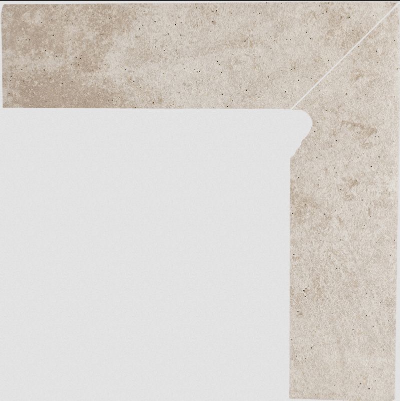 Sokl  Viano Beige 2 Prvky Pravý Struktura Mat 8X30