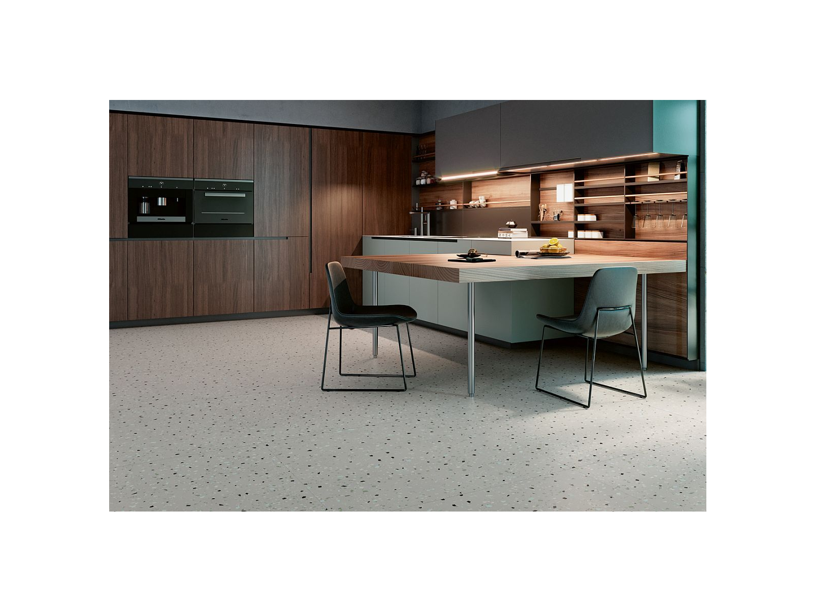 South Green Natural Hexagon 25x29